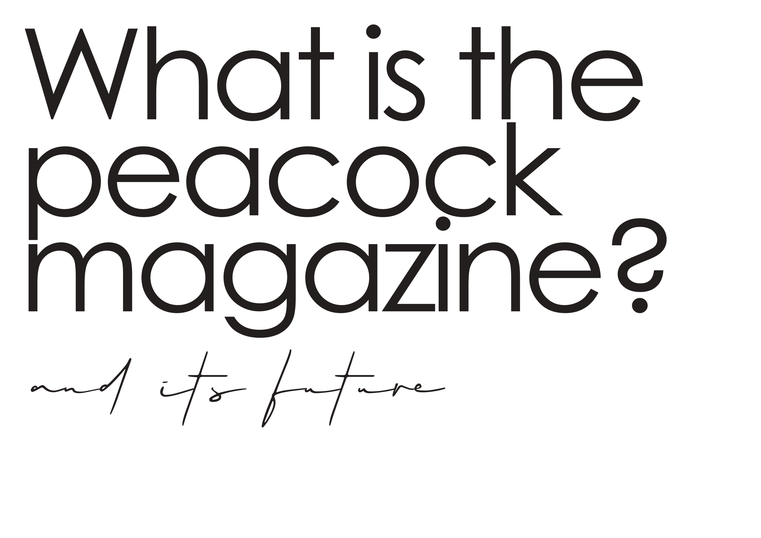 magazine branding